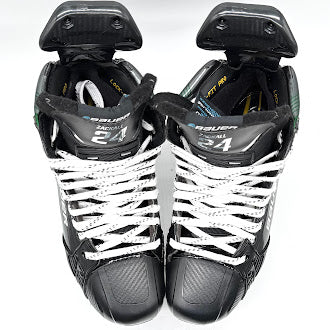 Patins de hockey Bauer Supreme Mach Pro Stock - Taille 8D (vert)